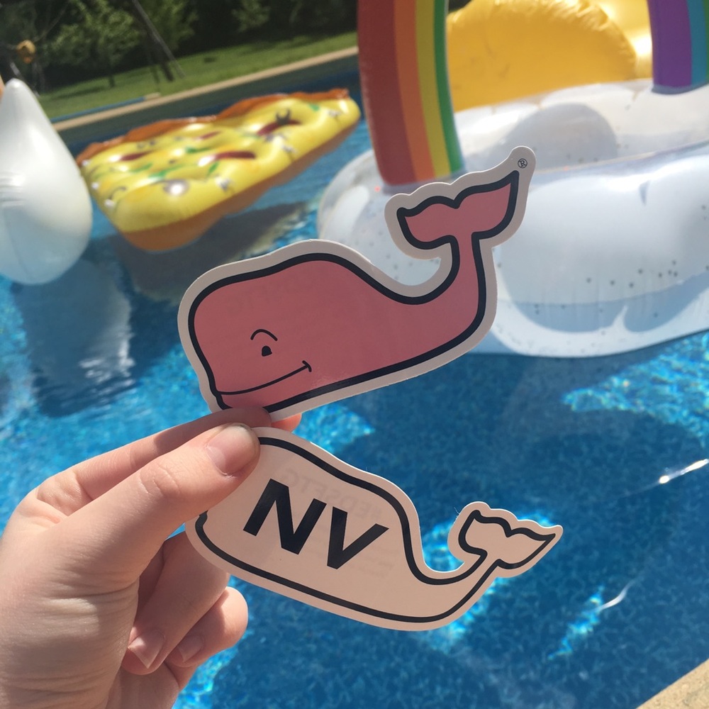 2 VV stickers and a hat